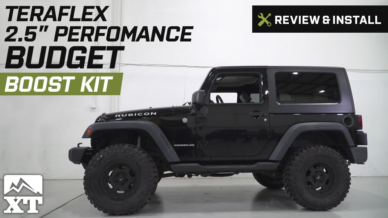 Teraflex Jeep Wrangler  Performance Spacer Lift Kit with Shock  Extensions 1355210 (07-18 Jeep Wrangler JK)