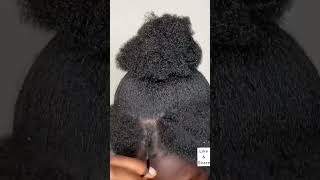 Fulani hair tutorial- No extension #youtubeshorts