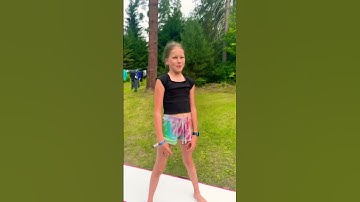 How to do a back walkover in ✨3✨ steps!! #tutorial #fyp #gymnast #haha