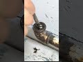 Tips for opening broken pipe connections with simple tools. #shorts