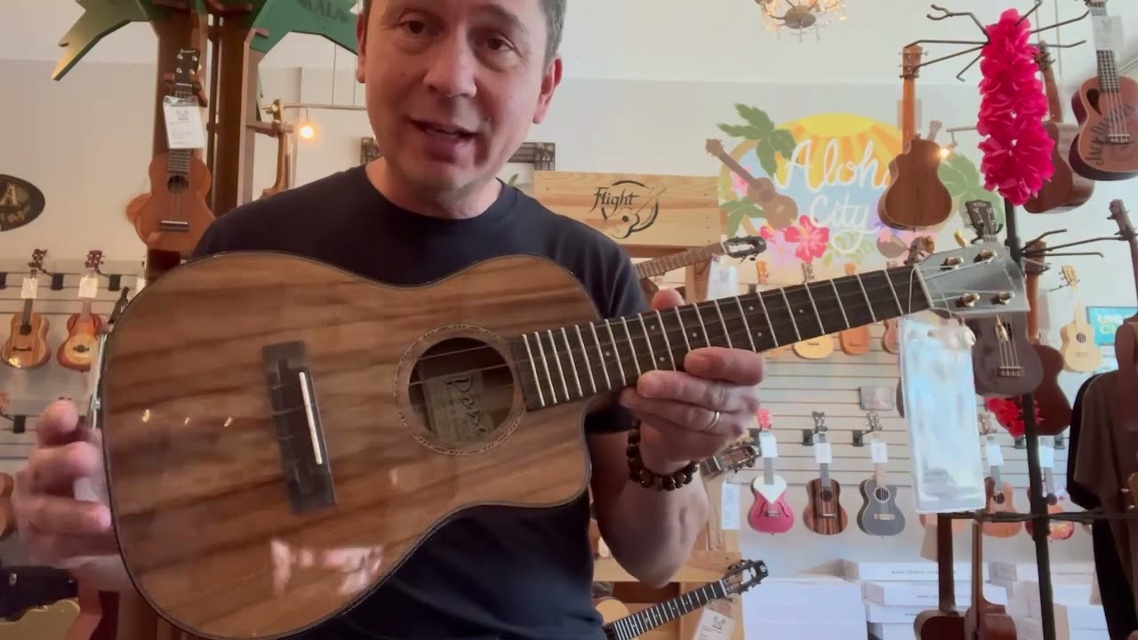 Pono ATC-PC Acacia Pro Classic Tenor Ukulele Demo/Review at Aloha
