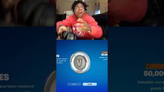 iShowSpeed Get Free vBucks in Fortnite😨 #fortnite