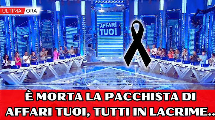 Lutto doloroso ad Affari Tuoi; È morta giovanissima la pacchista Harley Zuriatti, tutti in lacrime..