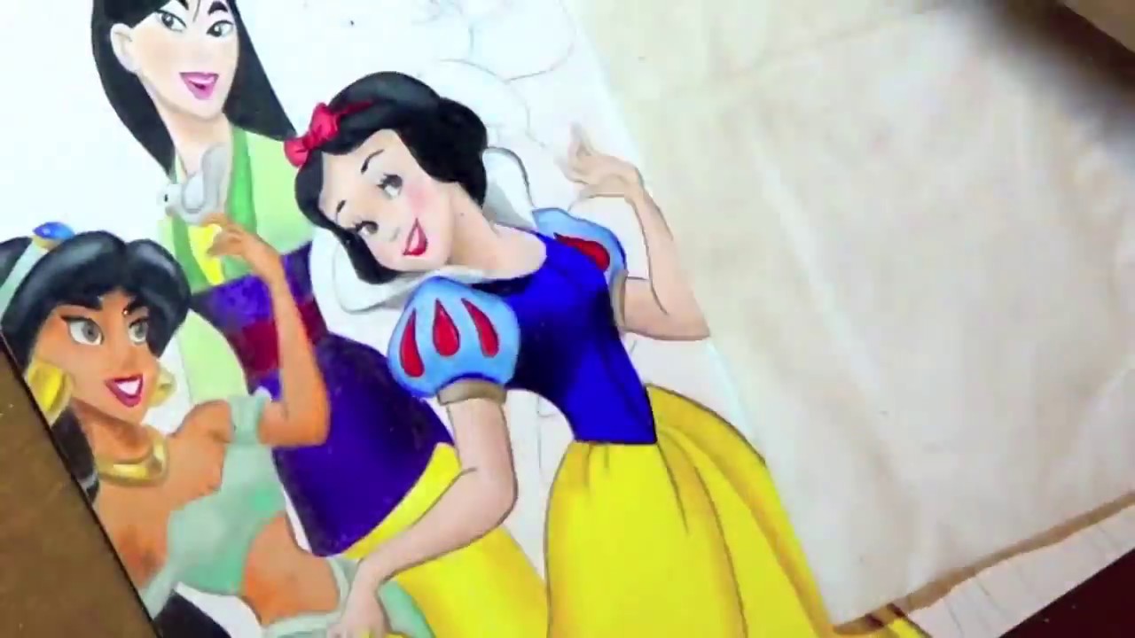 Como Desenhar Princesas Da Disney