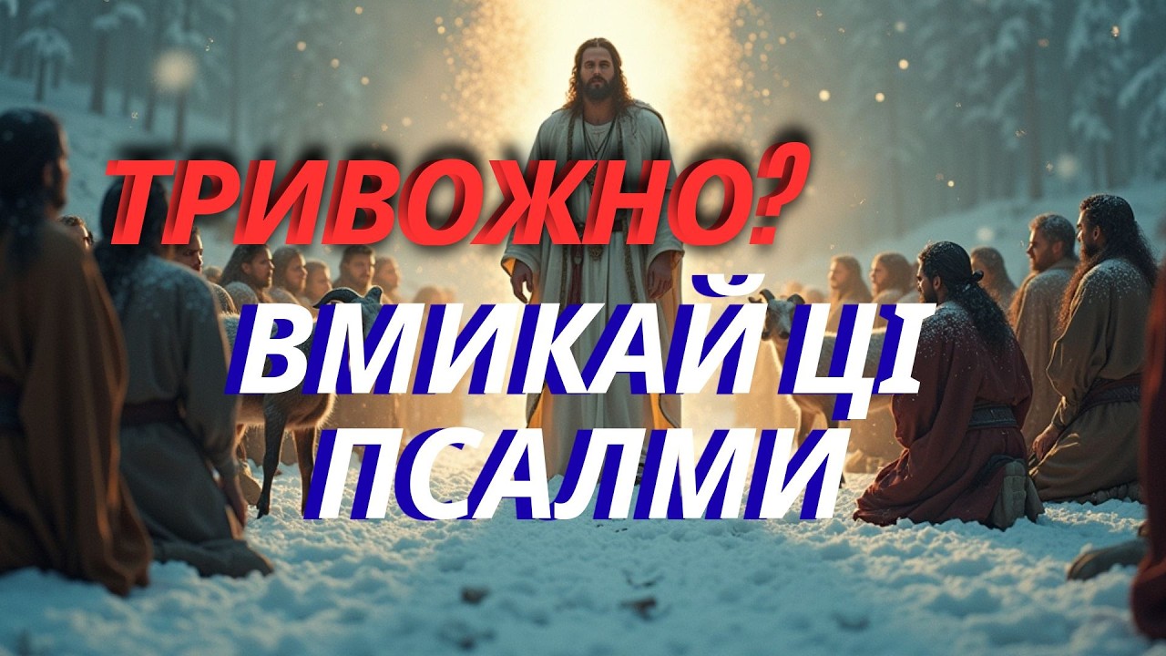 🔴 Коли серце в тривозі — слухай це ✝️ Псалми, що приносять Мир і Захист 🙏