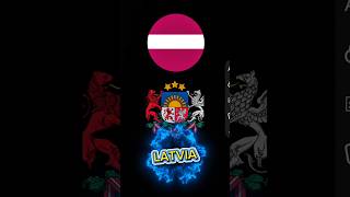 Latvian country flag tutorial. #shorts #tutorial #latvia #country #trending #viral