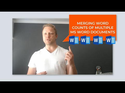 How to (accurately) find the word count of multiple MS Word documents 👉📃➕📃