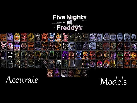 Most Accurate FNaF SFM Models 2018 (Outdated, Watch 2021 Ver.)