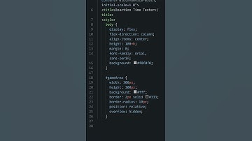 Code a Reaction Time Tester with JavaScript ⚡ #tutorial #coding  #javascript  #webdevelopment