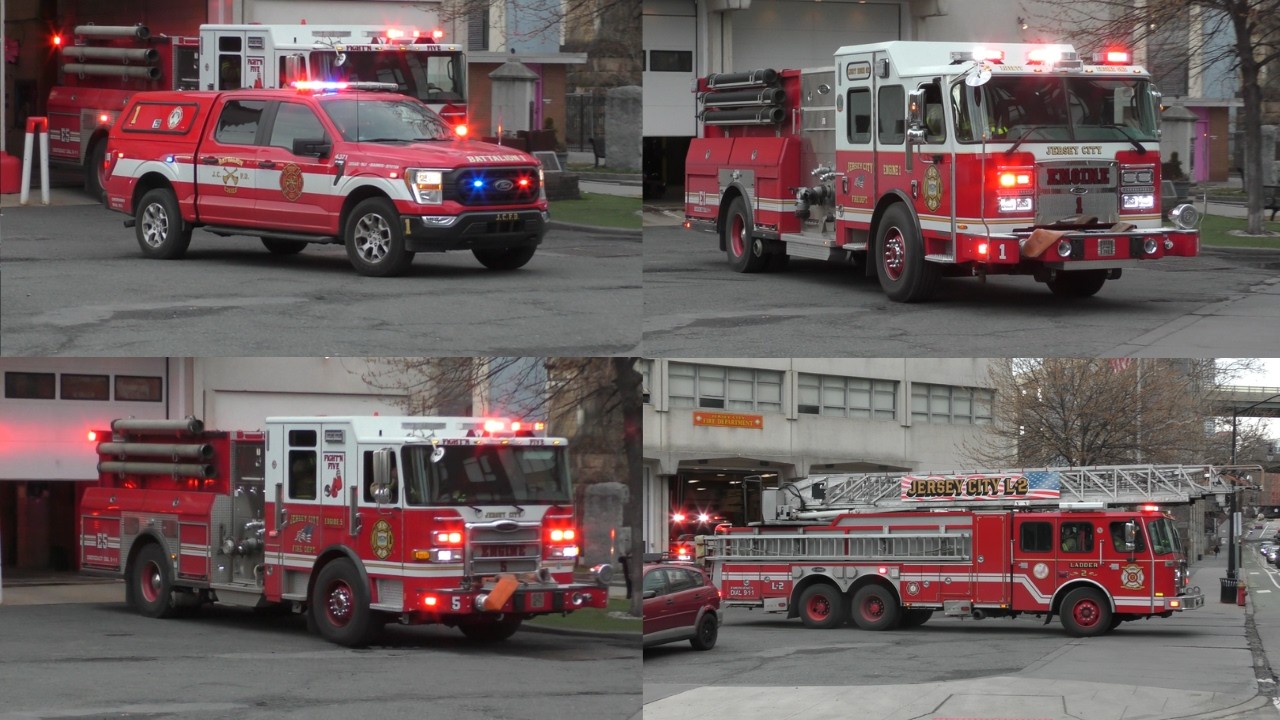 Jcd Lfd **FULL HOUSE & NEW ENGINE!** JCFD Engine 1, Engine 5, Ladder 2 ...