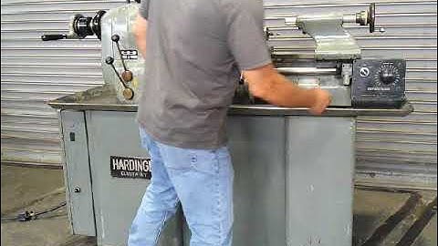 HARDINGE TFB PRECISION TOOLROOM LATHE,AML STOCK #002586;www.americanmachinery.com