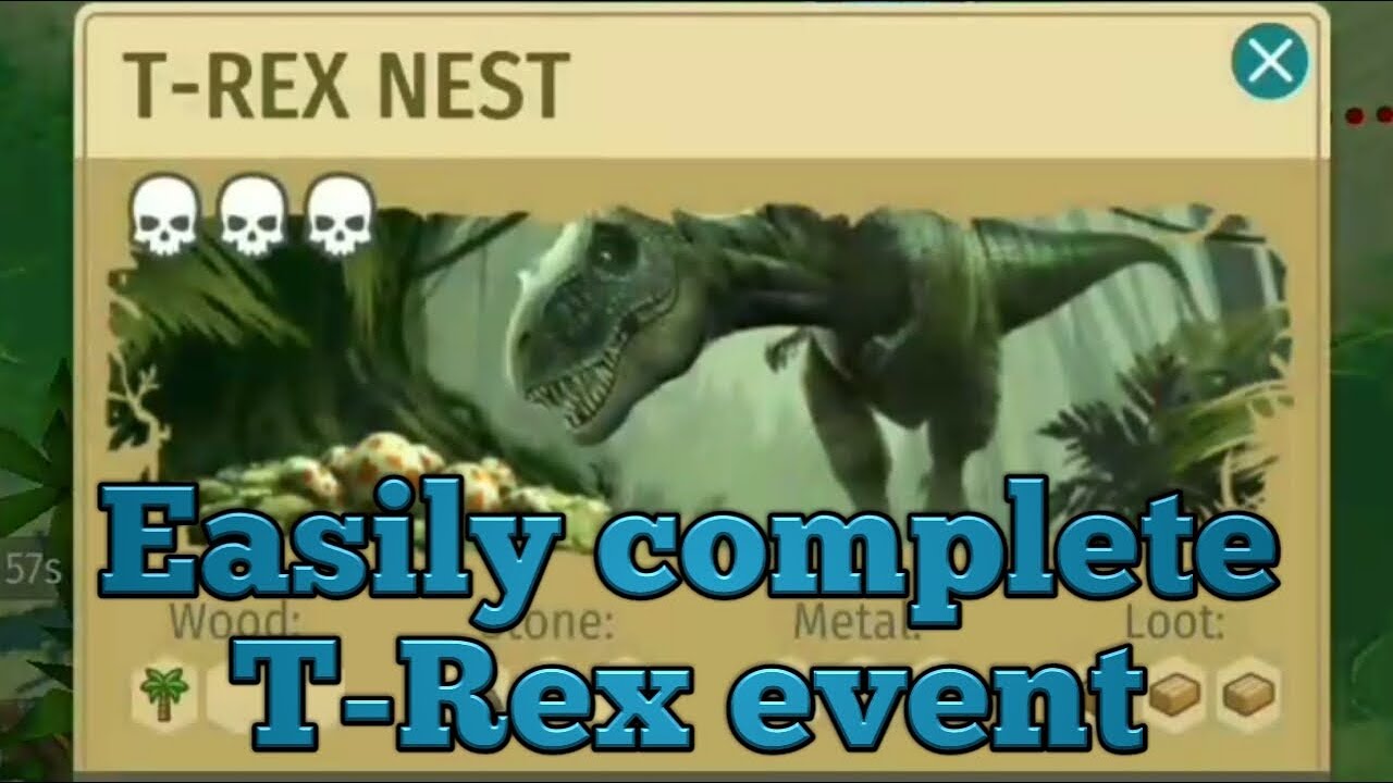How to easily complete T-Rex event Jurassic survival