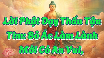 Lời Phật Dạy Thấu Tận Tim Bỏ Ác Làm Lành Mới Có An Vui, Mặc Kệ Thiên Hạ Nói Gì|Phật Giáo & Đời Sống