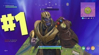 Top 1 en mode Thanos - Fortnite : Battle royale