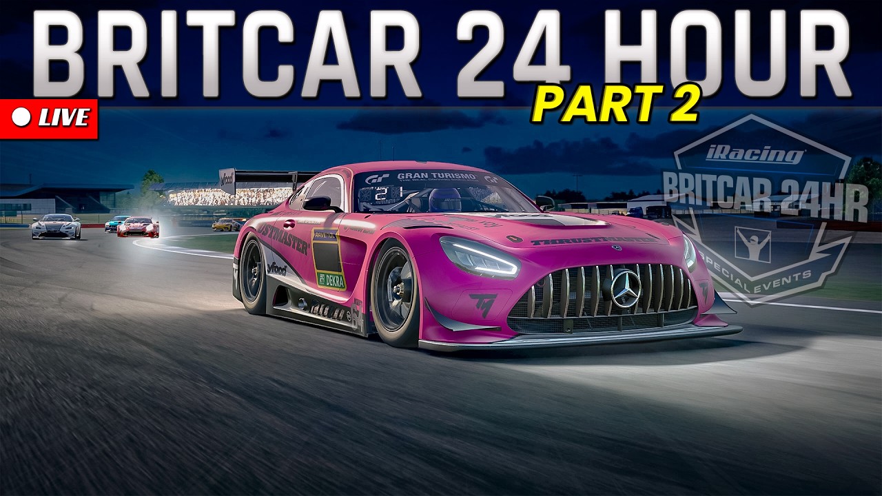 🔴 iRacing LIVE: Britcar 24h at Silverstone - No Lights In The Dark!