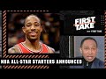 Stephen A. reacts to the 2022 NBA All-Star starters ⭐| First Take