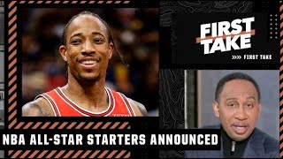 Stephen A. reacts to the 2022 NBA All-Star starters ⭐| First Take