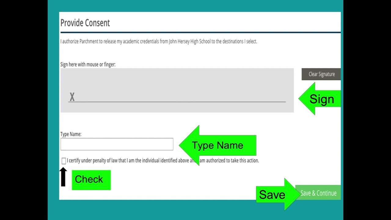 How to Request a Parchment Final Transcript YouTube