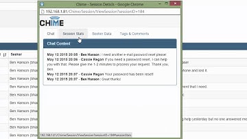 Chat History for Seekers with Chime Click-to-Chat