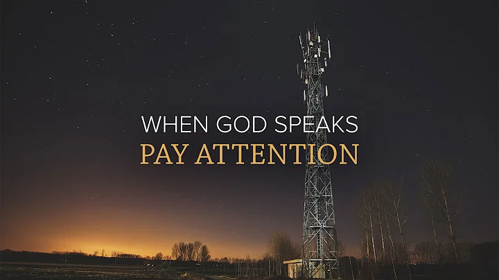 Exodus - When God Speaks, Pay Attention - Peter Tanchi