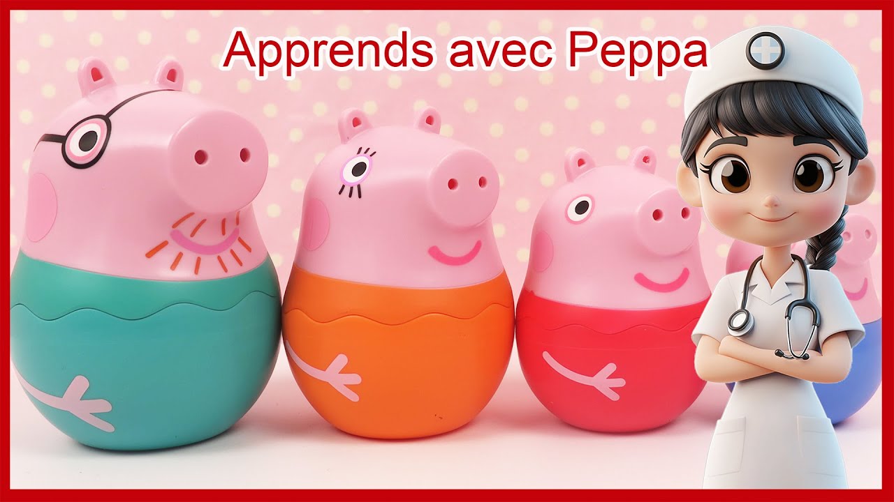 Apprends avec Peppa Pig Poupées Russes | Nesting Dolls Surprises