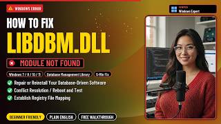 Fix libdbm.dll Missing!
