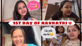 1st day of navratri🎊🎉|| #youtubeshorts #dailyvlog #ytshorts #music #youtube #song || Charu verma