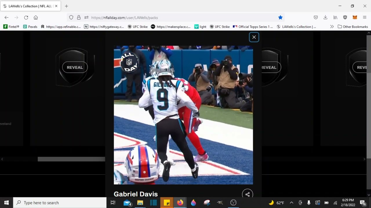 NFL ALL DAY NFT Superbowl Pack Opening