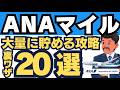 【裏ワザ的】知らなきゃ損!ANAマイルを貯める20個の方法
