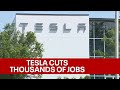 Tesla laying off 2700 in bay area