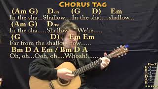 Shallow (Lady Gaga) Strum Guitar Cover Lesson with Chords/Lyrics chords