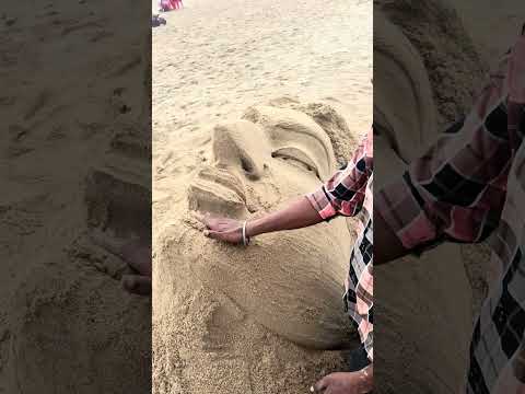 Sand Art at Puri Sea Beach