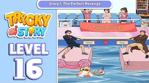 Tricky Story Level 16 |Help Ethan Win The Tug of War| Walkthrough Solution