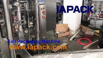 salt packing machine  vertical form fill seal machine with volumetric cup