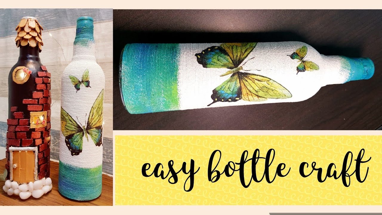 Bottle Craft 2 Unique bottle decorating ideas best out of waste
