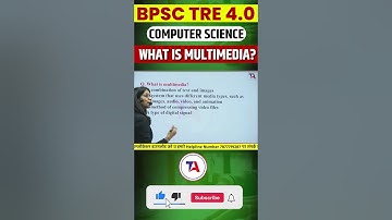 #QuizTime BPSC Computer Science | What is Multimedia❓BPSC TRE 4.0 Vacancy 2025 #bpsccomputerscience