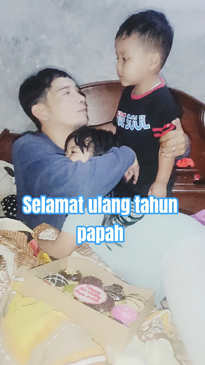 momen kasih kejutan dan selamat ulang tahun buat papah di tengah malam #ultah