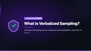 What is Verbalized Sampling?