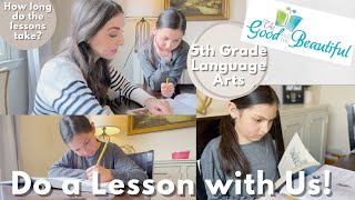 The Good & The Beautiful 5th Grade Language Arts