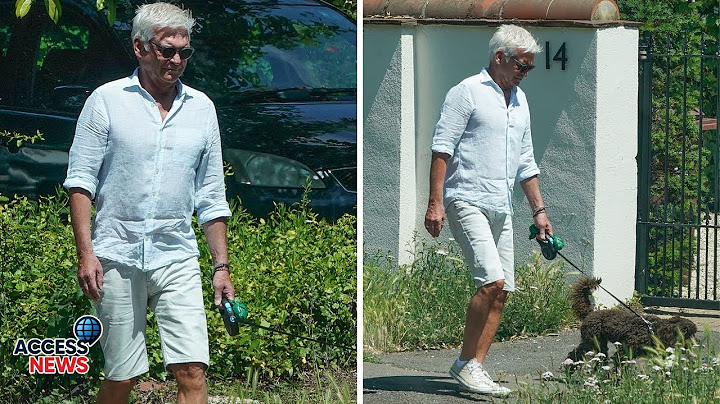 Phillip Schofield Spotted in London 🌞🐾 After TV Exit Drama!