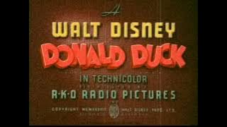 Donald Duck: Donald's Penguin (1939) RKO Titles
