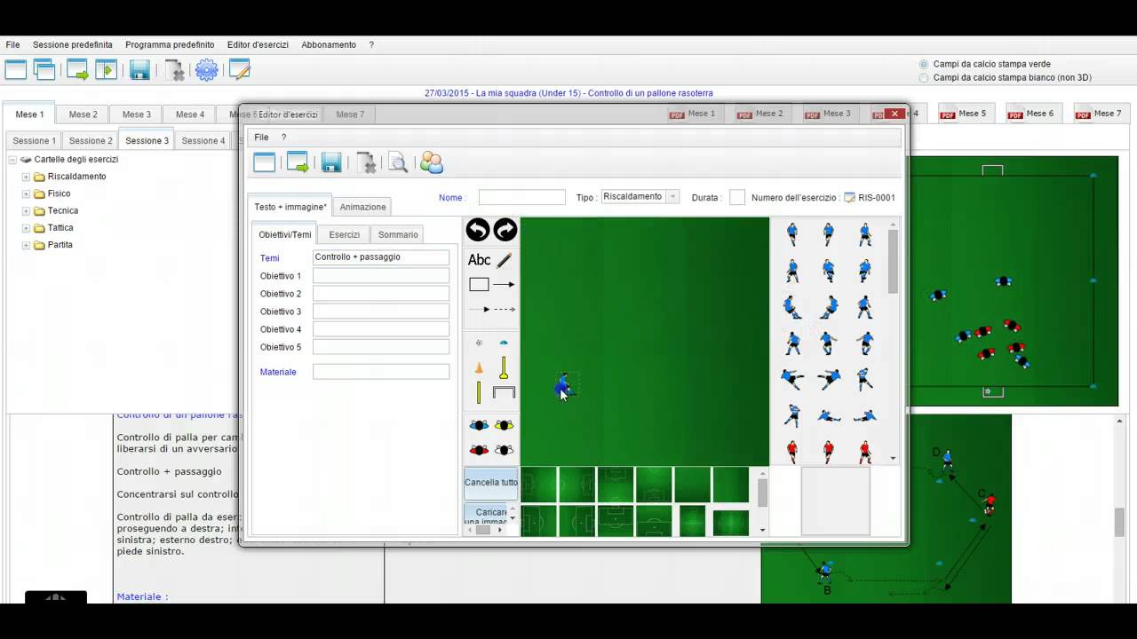 Allenamenti Calcio Esercizi Allenamento Calcio