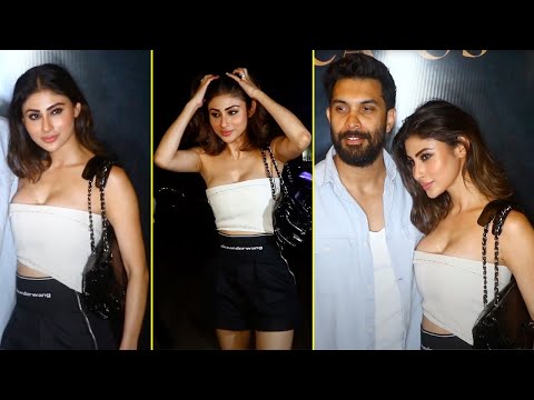 Mouni Roy & Her Husband Suraj Nambiar Late Night Party || Mouni Looks Hot