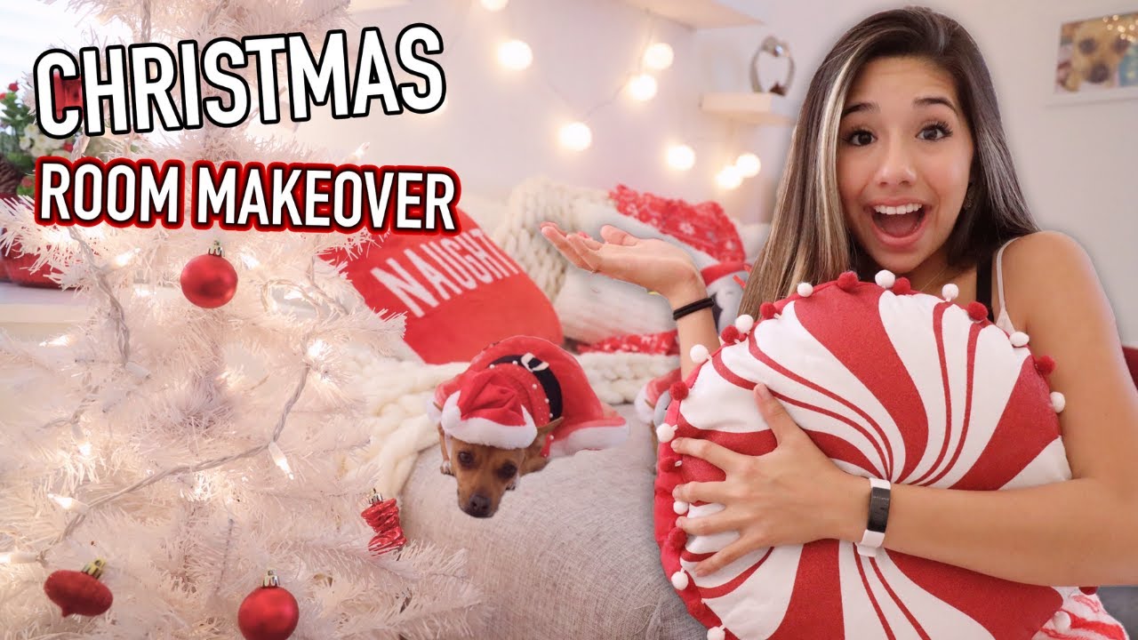CHRISTMAS ROOM MAKEOVER!!! YouTube