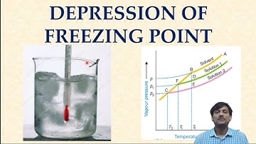 Depression in Freezing Point | Colligative Properties | Solutions | IIT JEE | NEET | JAM | CUCET