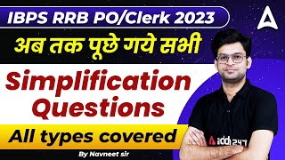 IBPS RRB PO/Clerk 2023 | All Types of Simplification Questions | Maths by Navneet Tiwari