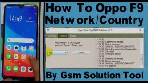 How To Oppo F9 Network/Country Unlock