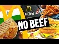 First time trying MCDONALDS IN INDIA | Really different than in America
