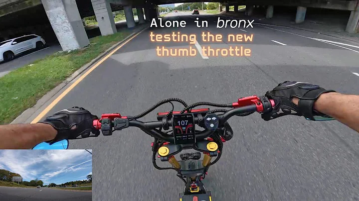 The best thumb throttle for high speed riding 107km+ kaabo wolf king gt Pro top speed @Mrvoltagebx