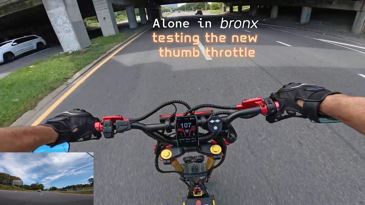 The best thumb throttle for high speed riding 107km+ kaabo wolf king gt Pro top speed 